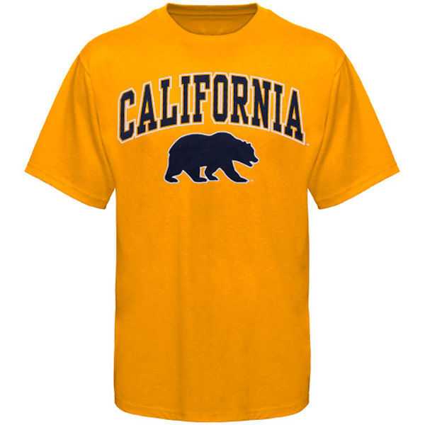 Cal Bears Arch Over Logo WEM T-Shirt - Gold,We sell and wholesale Cal Bears Arch Over Logo WEM T-Shirt - Gold on line form chian!